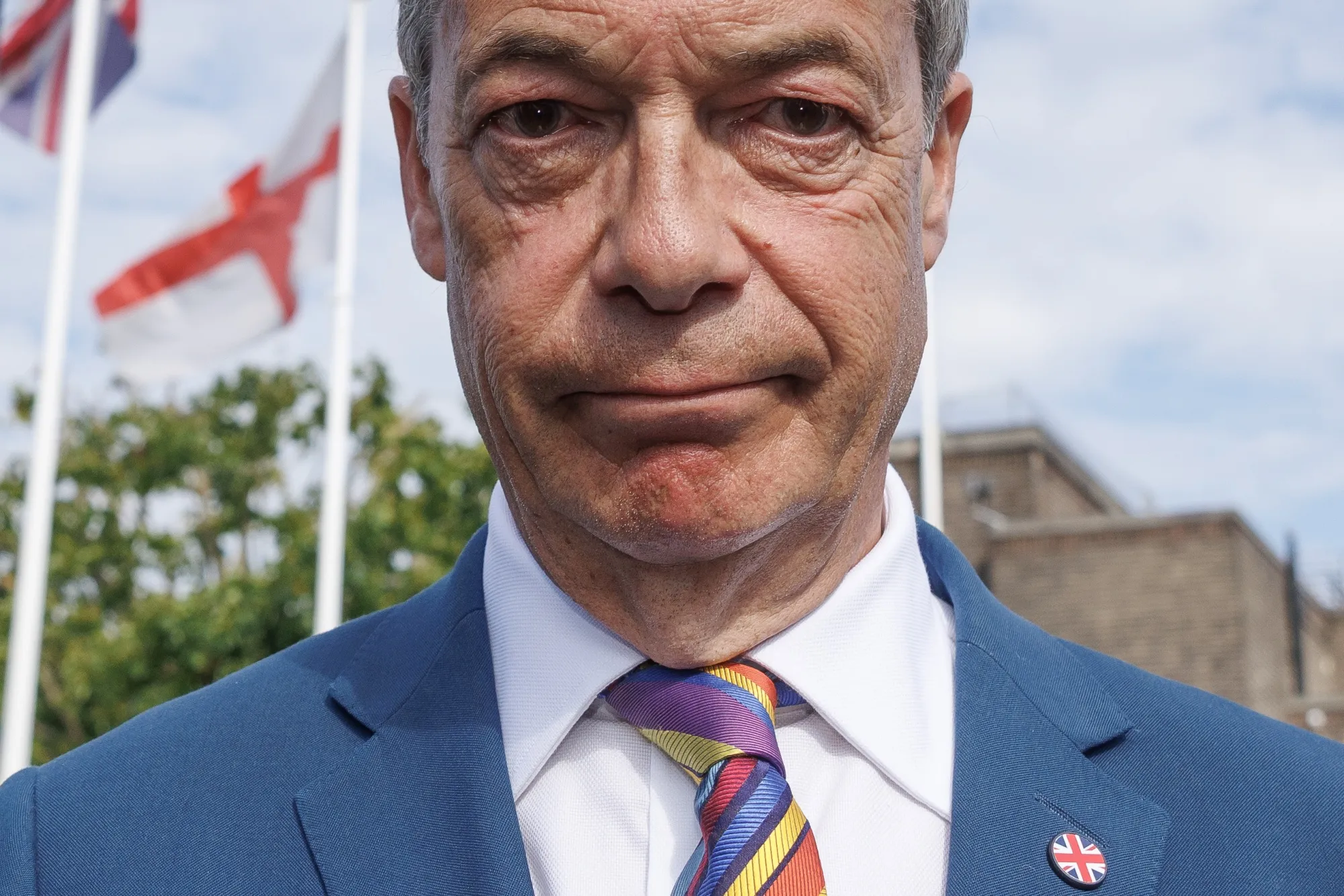 英地方選で大躍進した右派ポピュリスト政党「リフォームUK」の党首、ナイジェル・ファラージ氏
