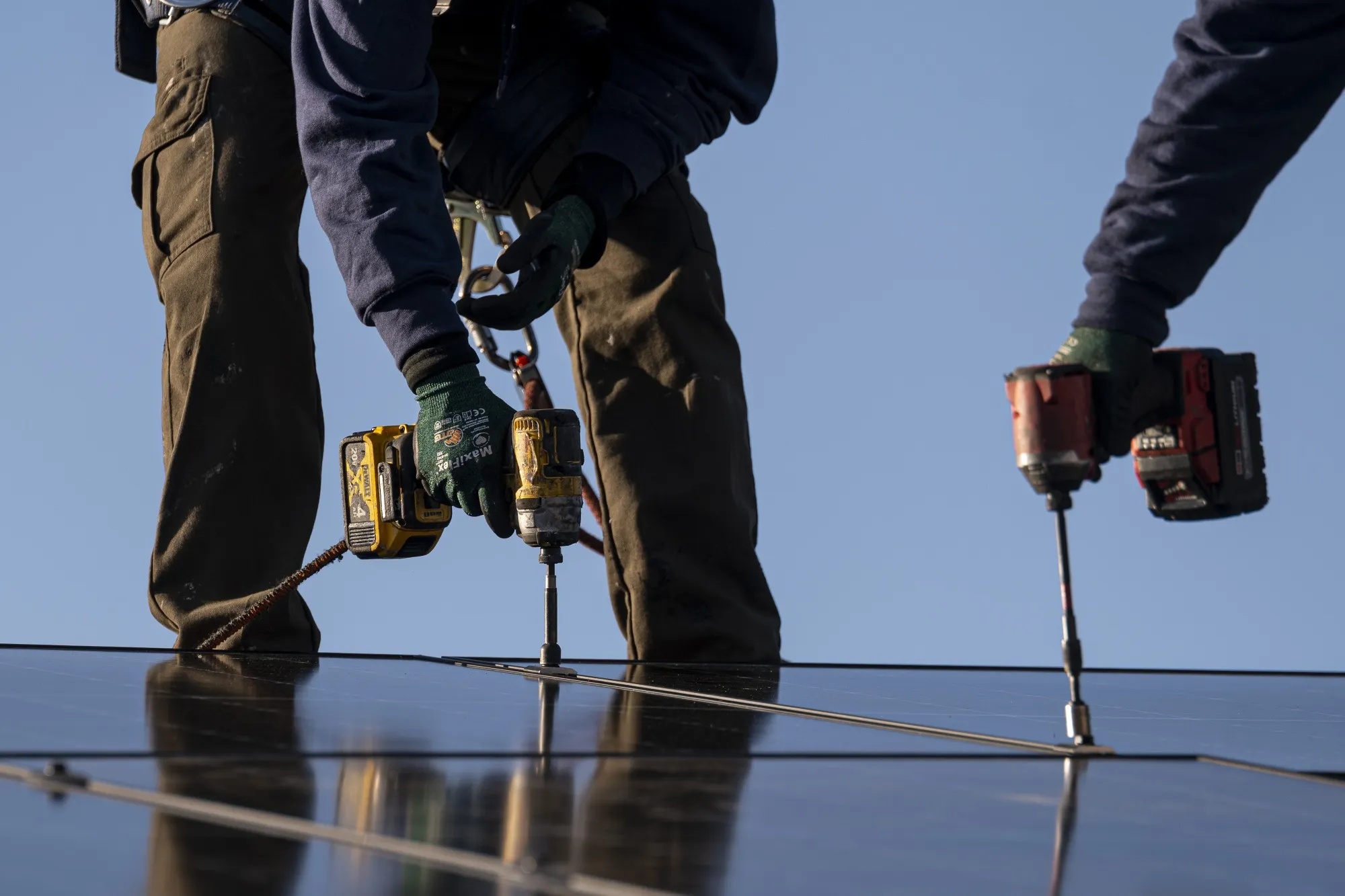 Solar Panel Installations As California Regulators Reconsider Move To Cut Solar Subsidies