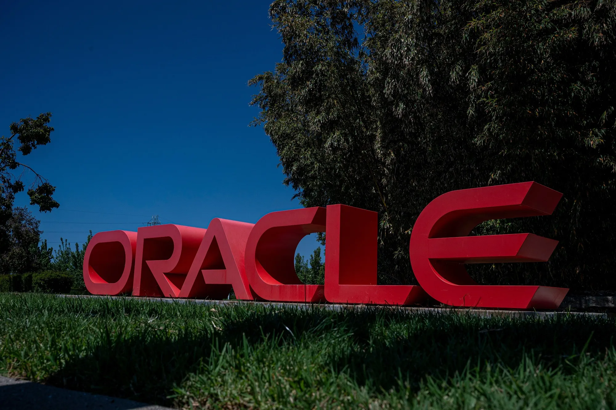 The Oracle offices in Redwood City, California.