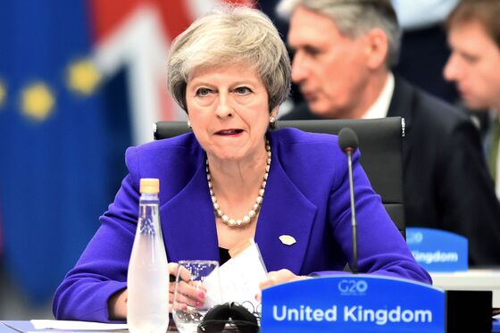 May Talks Trade as Domestic Troubles Mount Over Brexit Deal