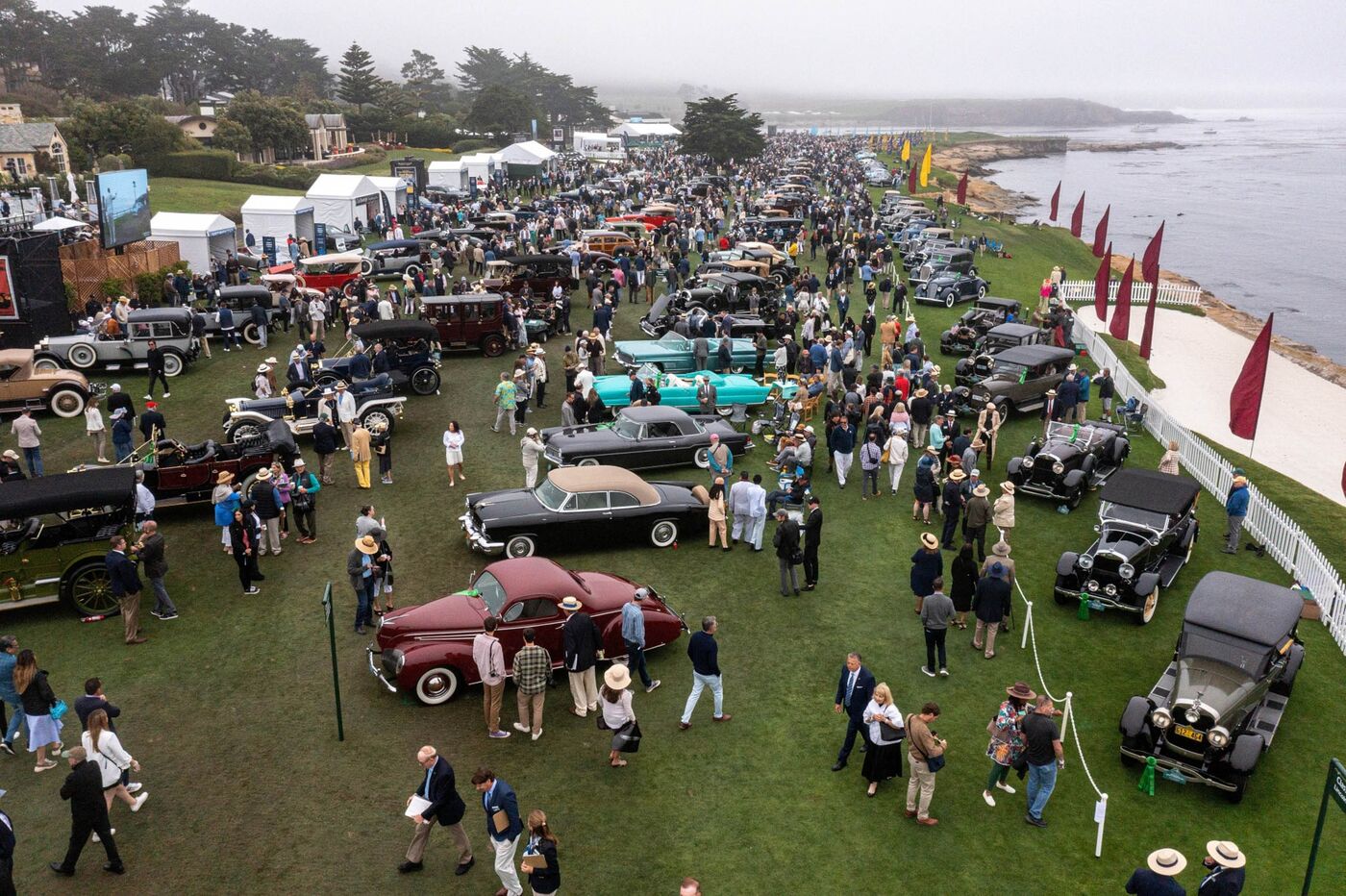 Pebble Beach Concours d'Elegance Classic Car Show And Auction