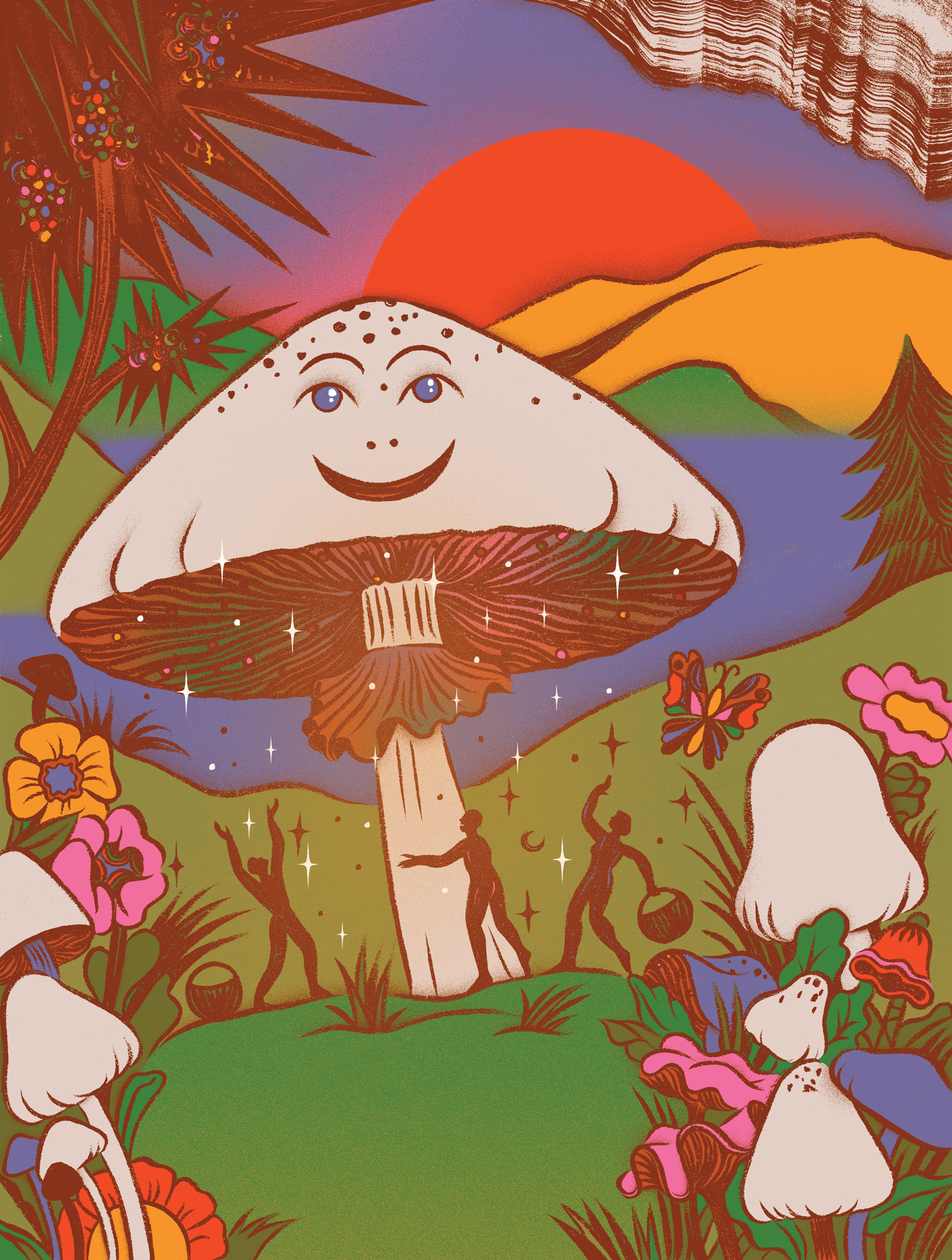 magic mushroom cartoons