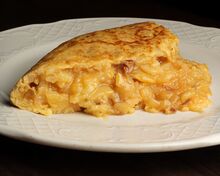 A tortilla from Casa Dani in Madrid