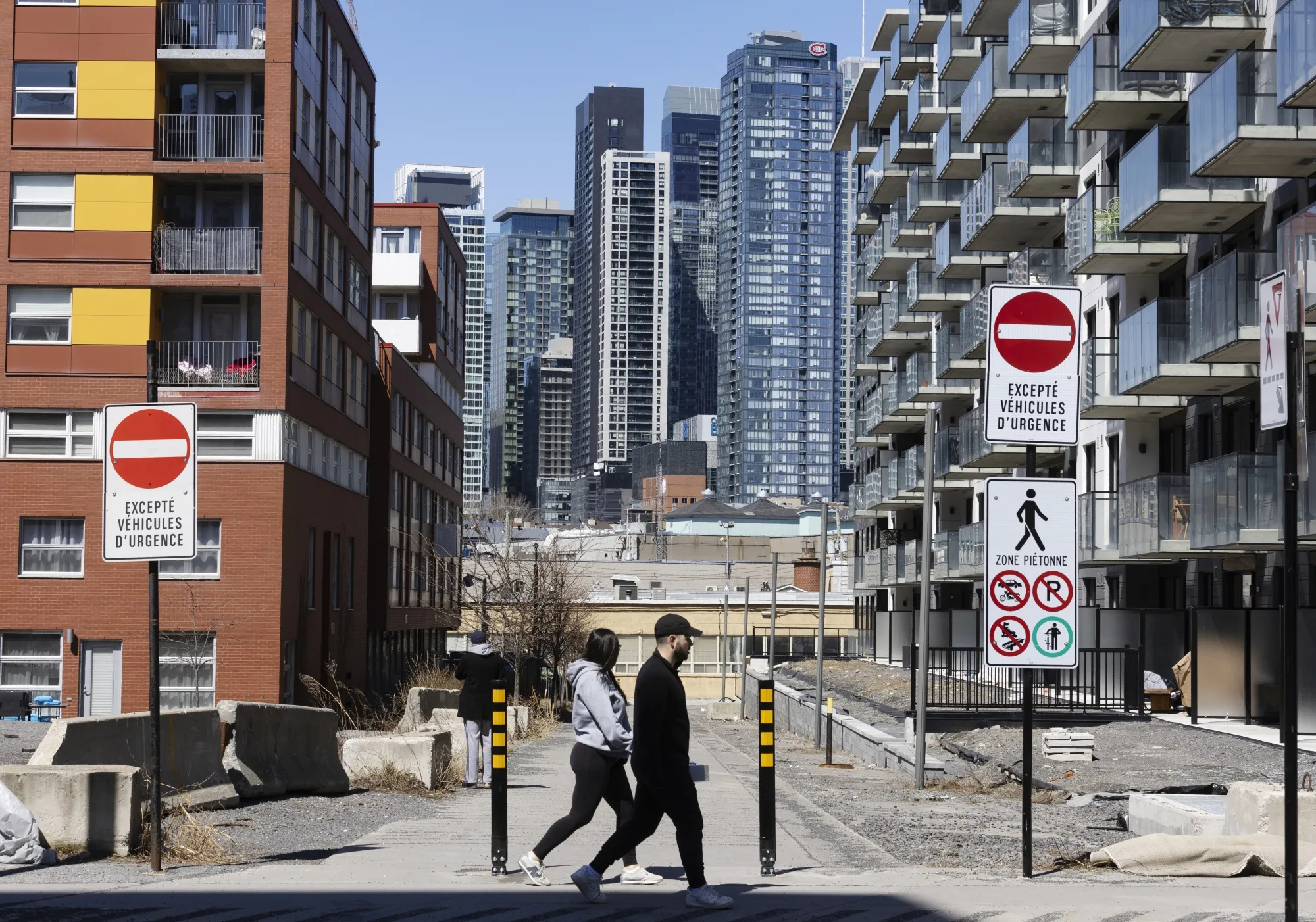 Condos in the Griffintown neighborhood of Montreal, Canada.