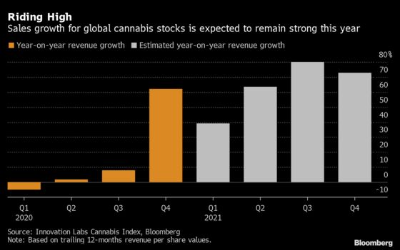 Pot Stocks Enjoy Best Run in Four Years on State Legalization