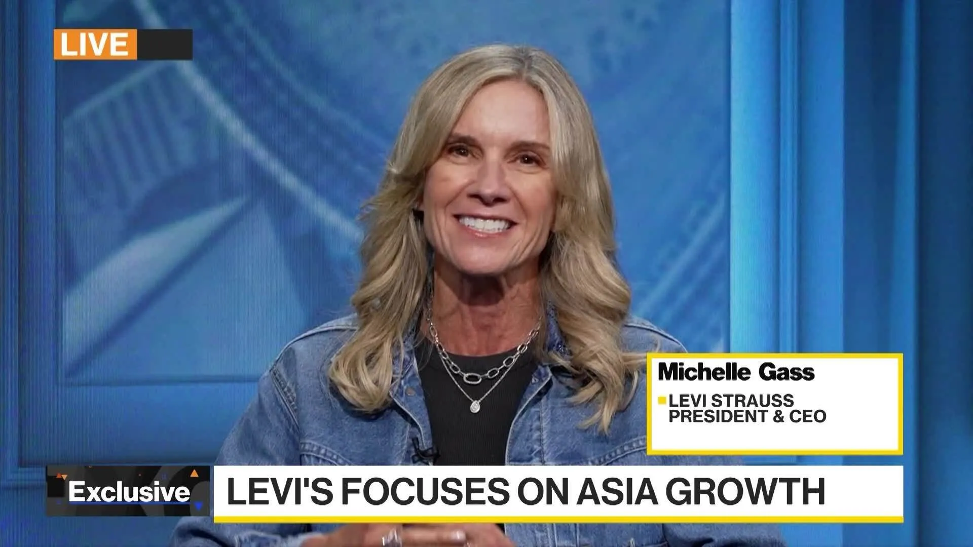 Levi Strauss xác định châu Á là động lực tăng trưởng chính để đạt doanh thu 10 tỷ USD (Ảnh: Bloomberg)