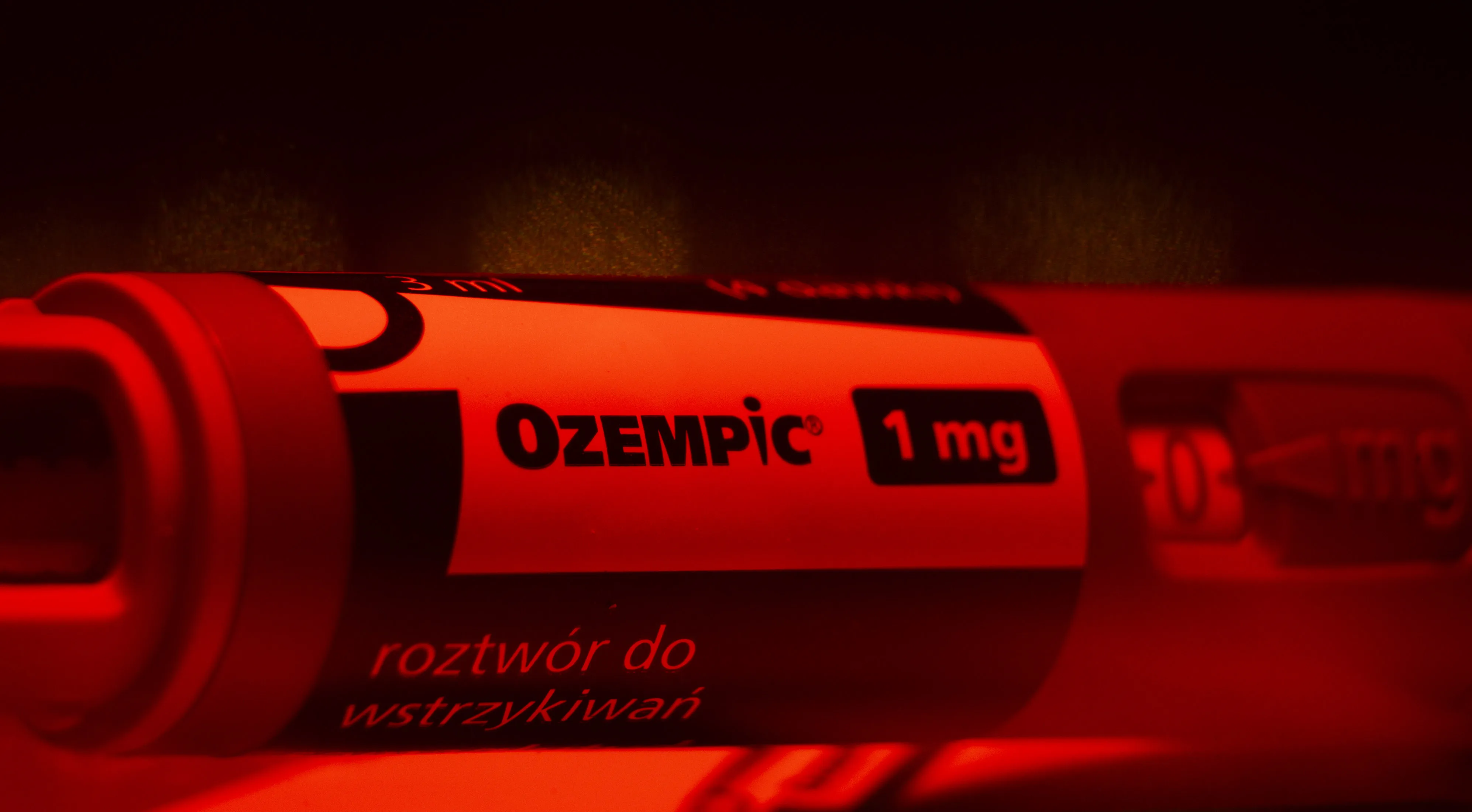 An Ozempic injection pen.