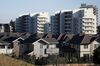 Morning Commuters And Residential Property In Tokyo's Suburbs As Recession Provides A Blow To Abe's Re-election