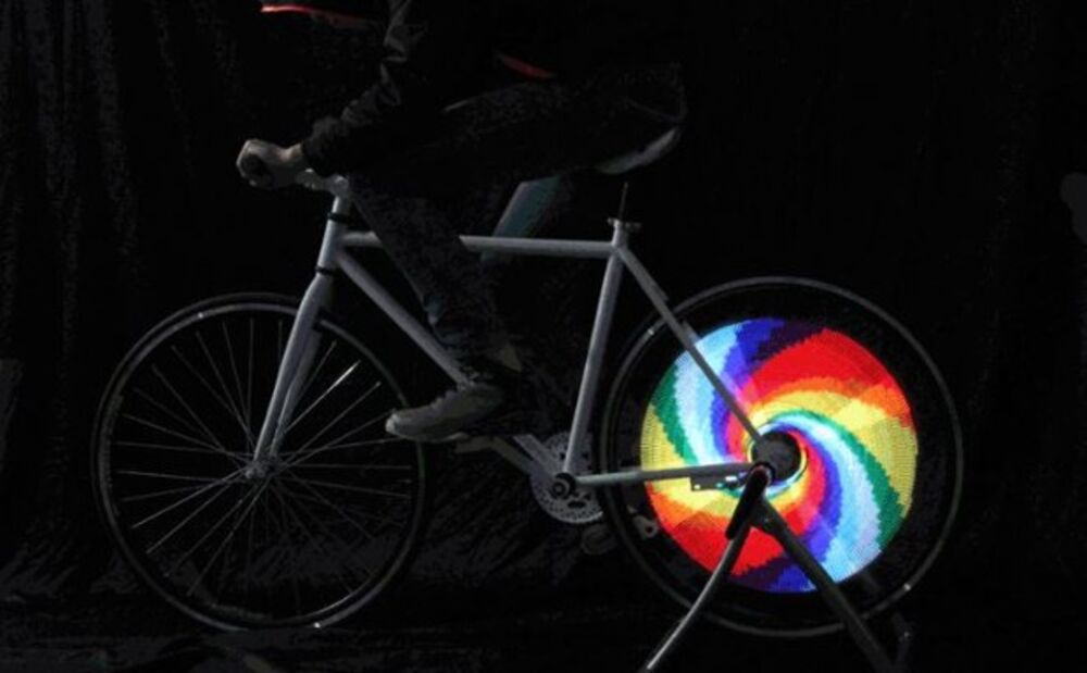 animated bike wheel lights
