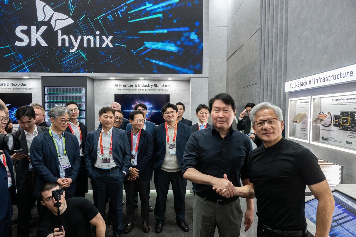 Nvidia’s CEO Says New Vera Chip Will Use SK Hynix’s Memory C