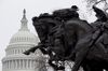 The U.S. Capitol is seen behind the Ulysses S. Grant Memorial in Washington, D.C., U.S.