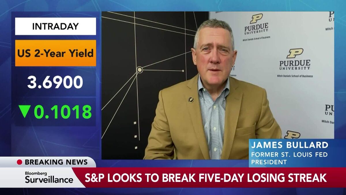Bullard Says Fed Can Cut Rates by 100 Basis Points