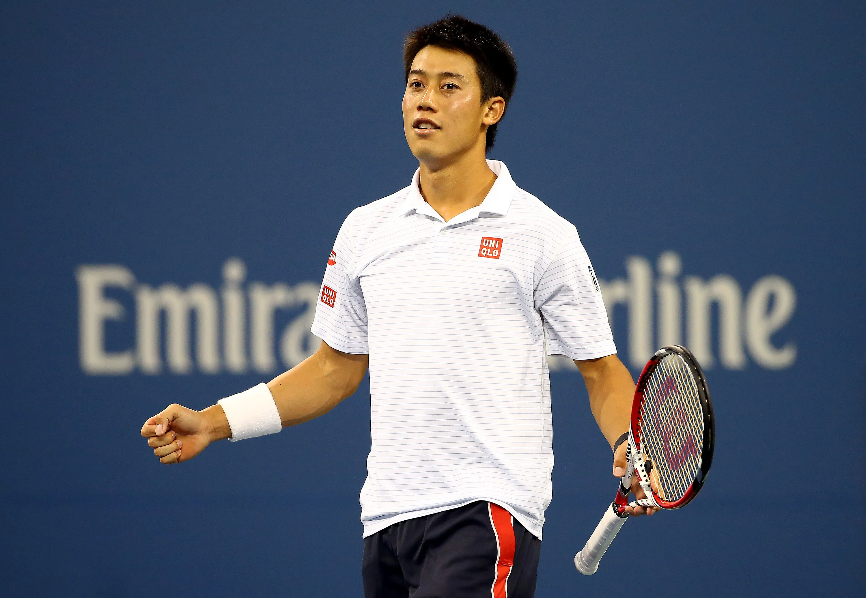 錦織96年ぶり全米4強、準決勝ジョコビッチと｢ユニクロ｣対決 - Bloomberg