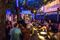 The bar at Fabrica de Arte Cubano, a gallery/nightclub that has private investment.