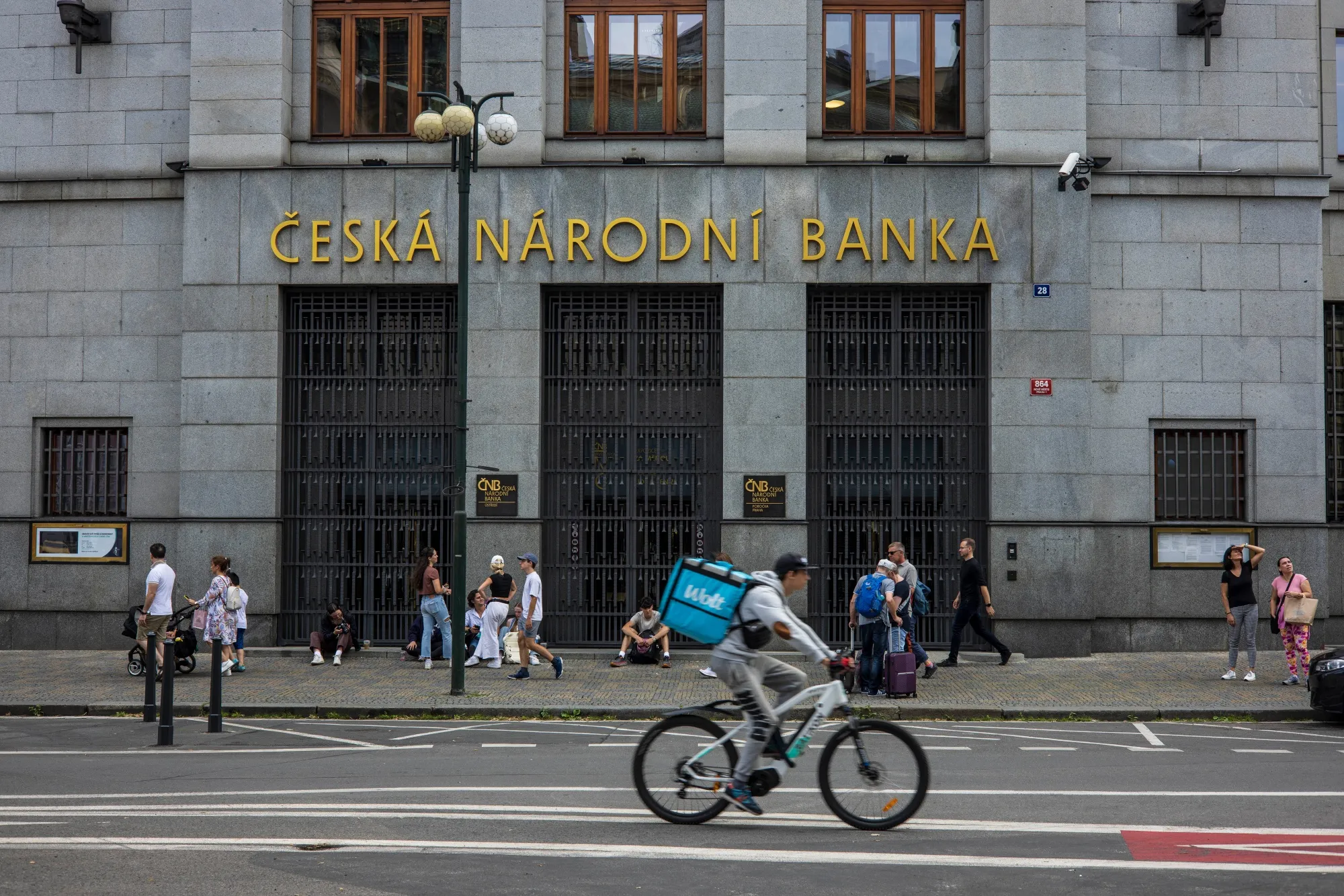 The Czech central bank in Prague.