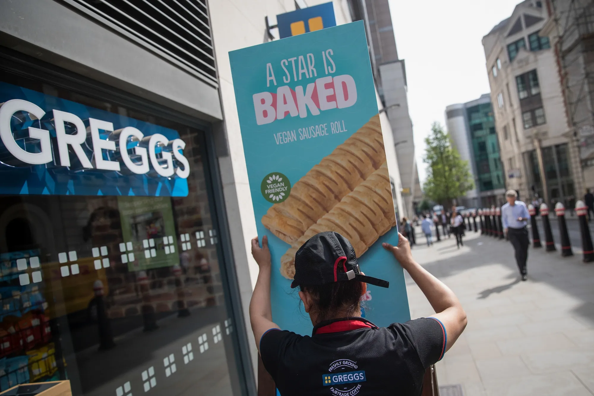 Greggs Plc Soars as Vegan Sausage Rolls Drive U.K. Chain's Sales