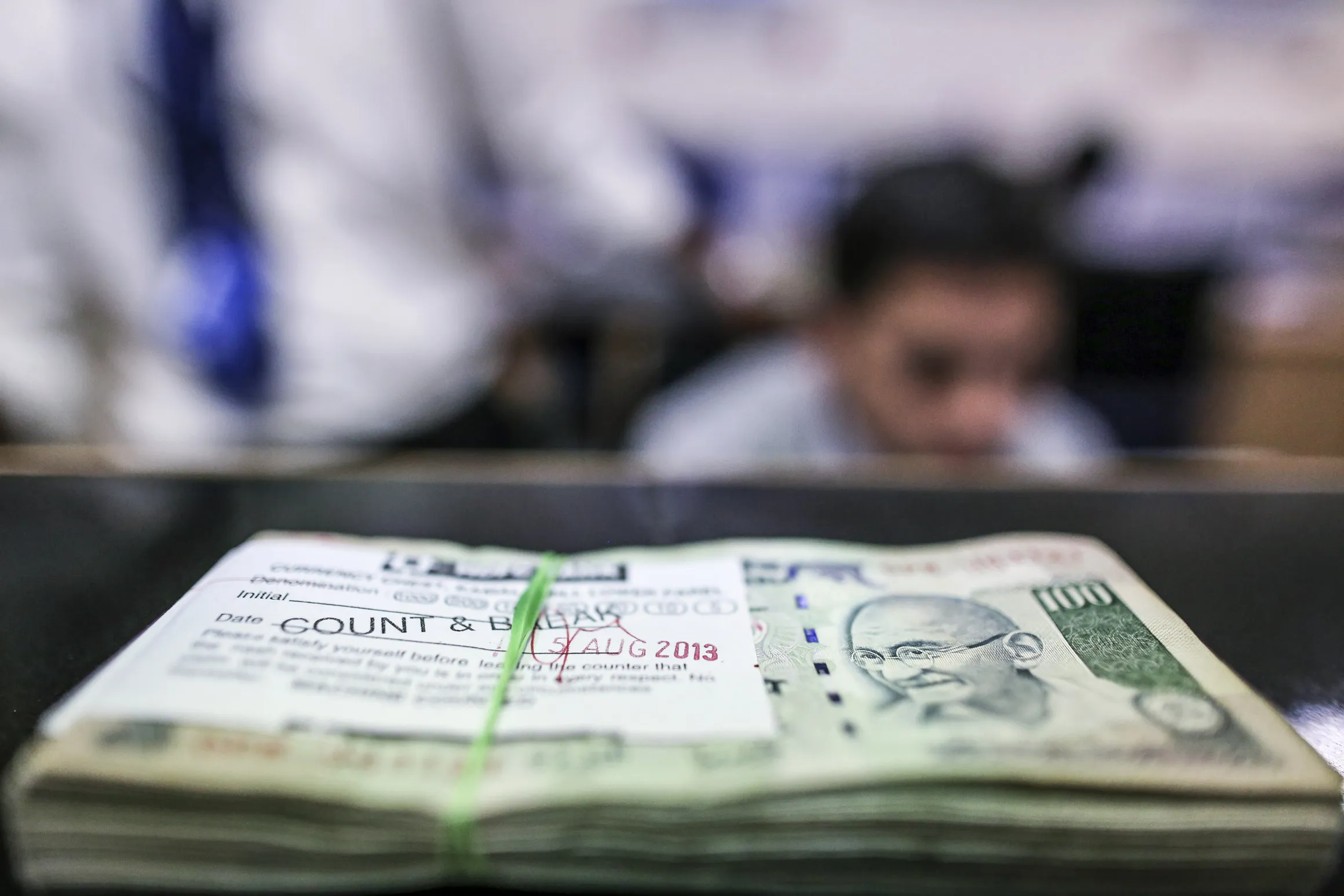 India’s financial system is swimming in rupees.