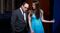 Hope Hicks and George Gigicos appear on stage during a campaign event on July 16, 2016, in New York.