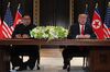トランプ大統領と金委員長