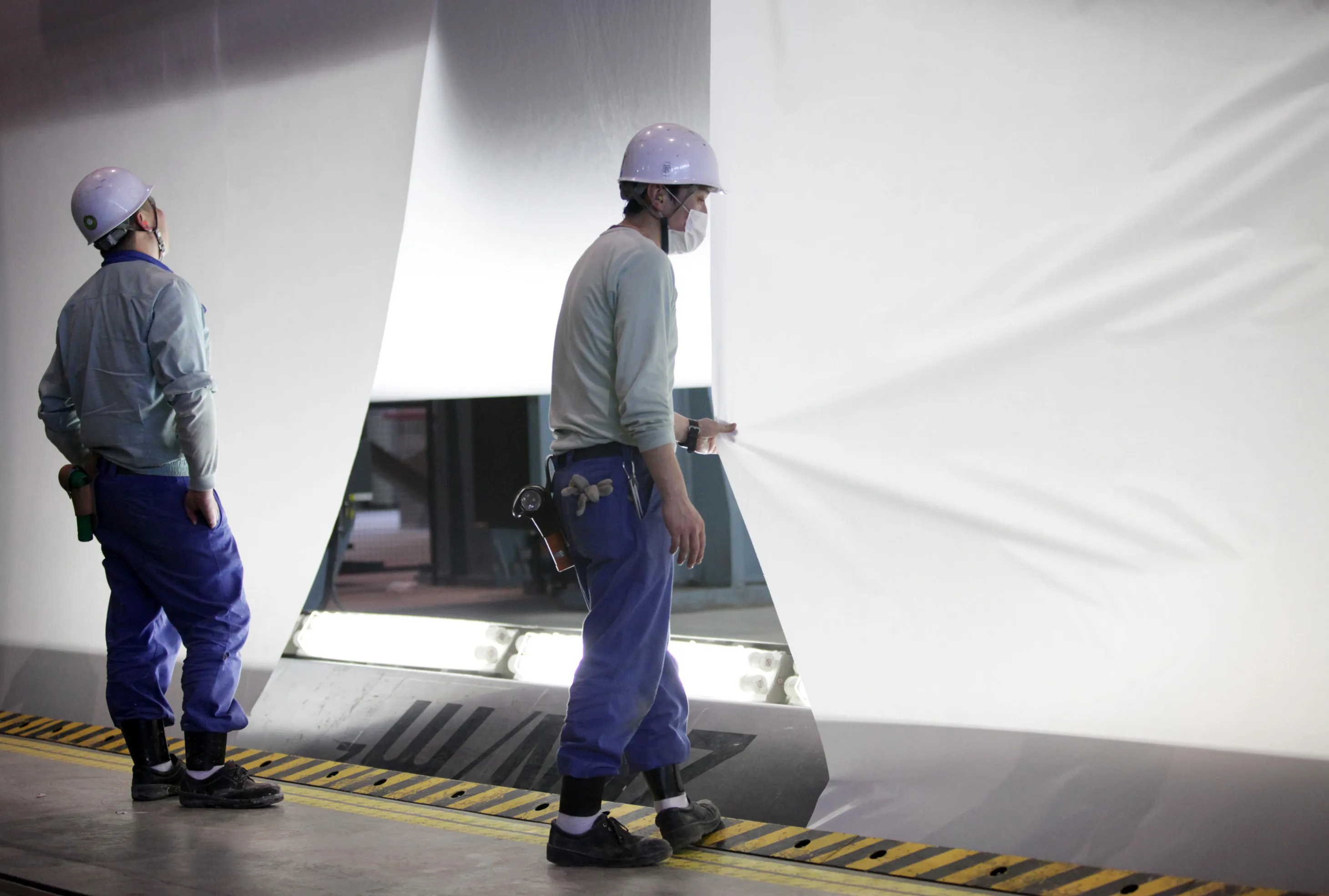 Nippon Paper Industries Co. Ishinomaki Mill in Ishinomaki City, Miyagi Prefecture, Japan.