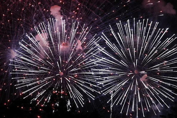 There are fireworks going off in the stock market.