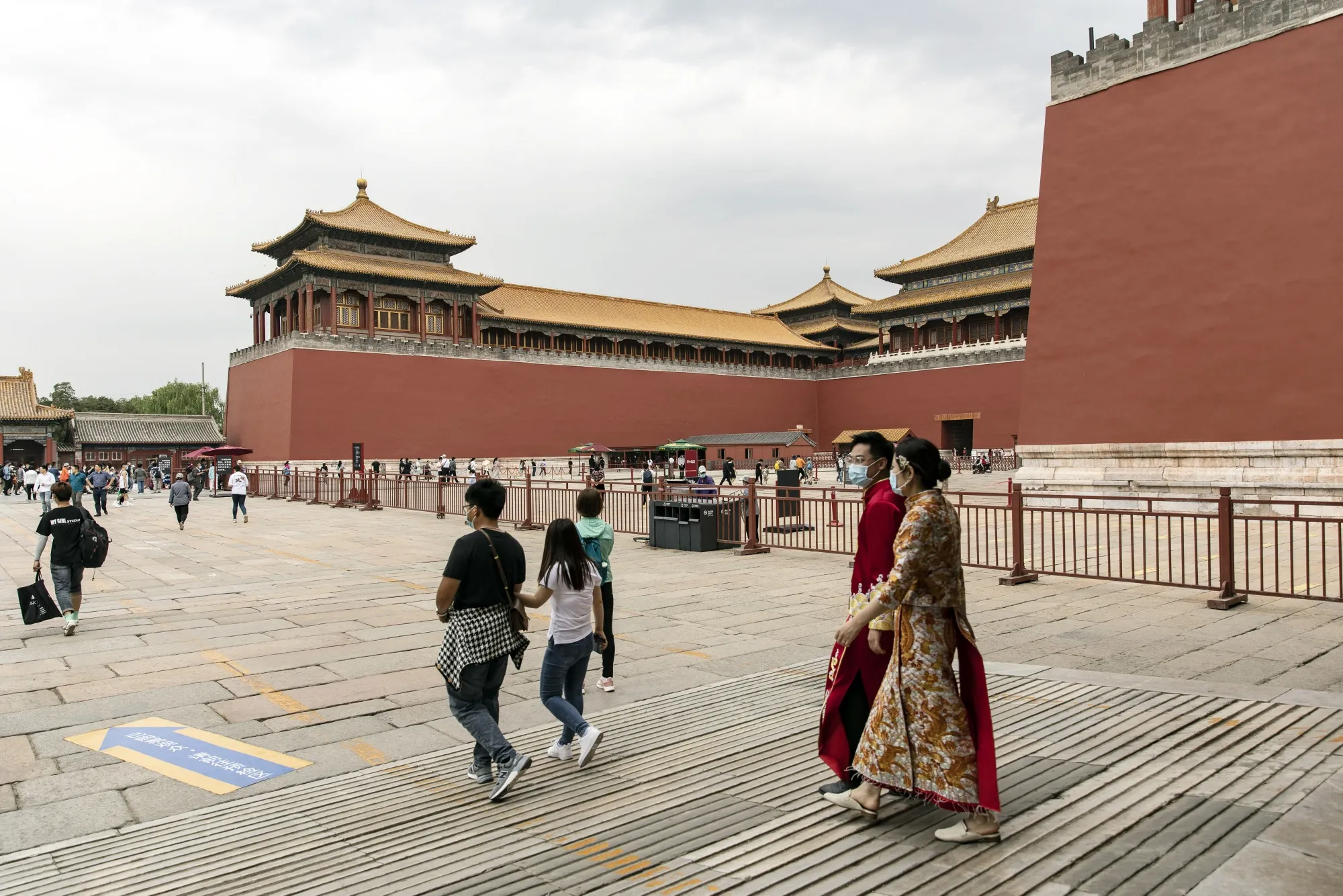 General Views of Beijing As China Seeks to Slow Yuan Gains With Weaker-Than-Expected Fixing