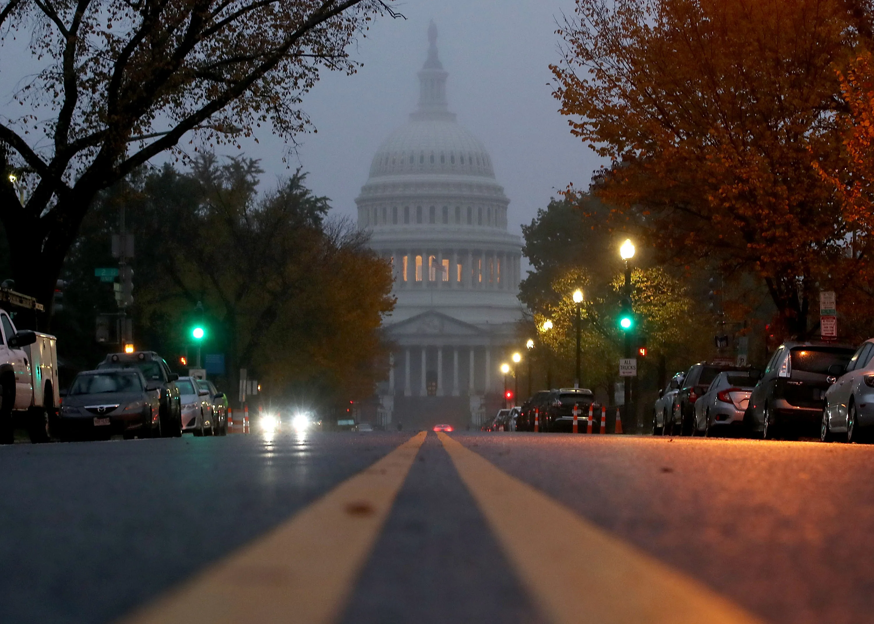 The U.S. Capitol building.&nbsp;