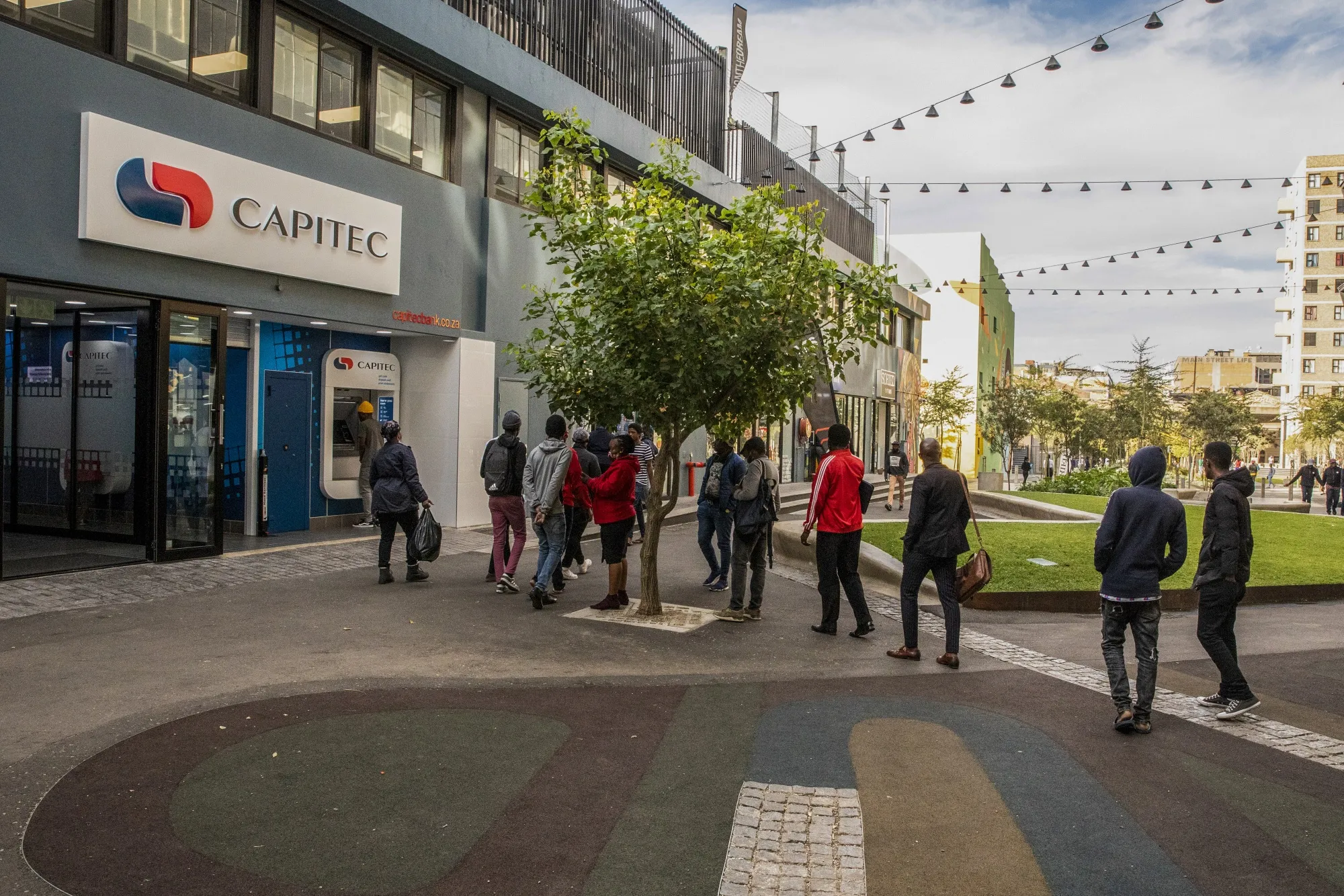 A Capitec Bank Holdings bank branch in the central business district of Johannesburg.