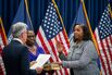 Swearing In Ceremony For Confirmed Federal Reserve Officials