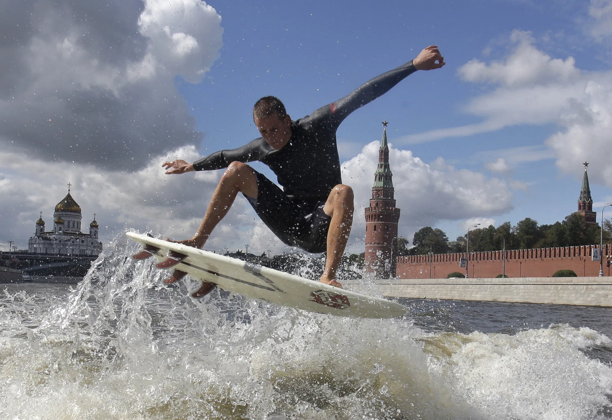 Surf's up.
