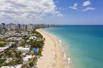 A beach&nbsp;remains empty during the national quarantine due to the coronavirus&nbsp;pandemic in San Juan, Puerto Rico on April 2.&nbsp;