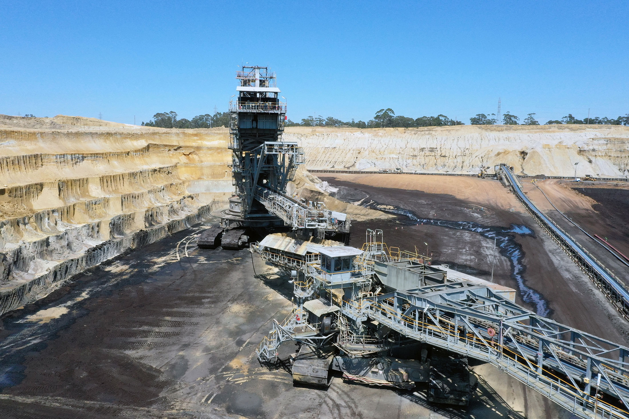 EnergyAustralia’s Yallourn coal mine in Latrobe Valley, Victoria.&nbsp;