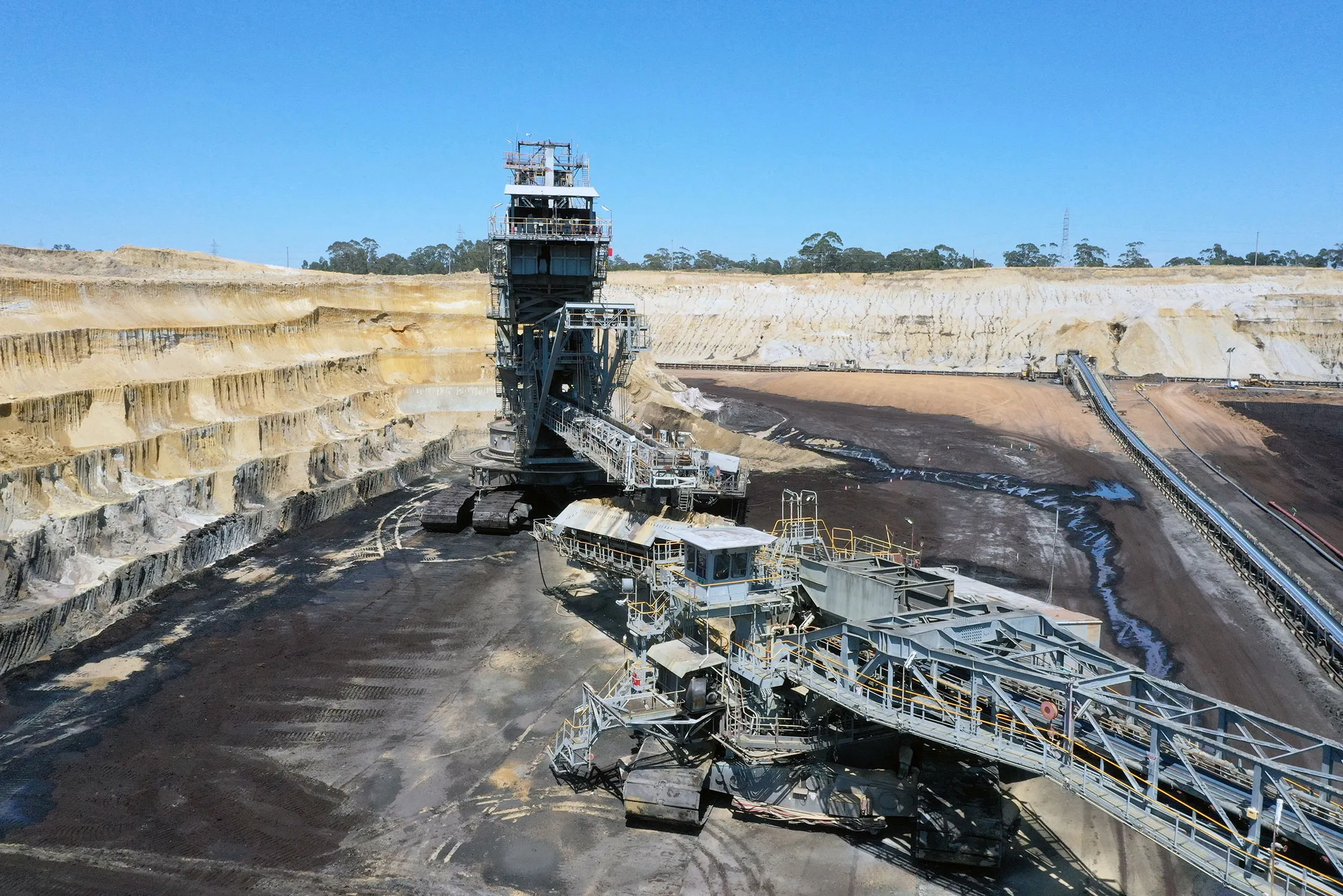 EnergyAustralia’s Yallourn coal mine in Latrobe Valley, Victoria. 