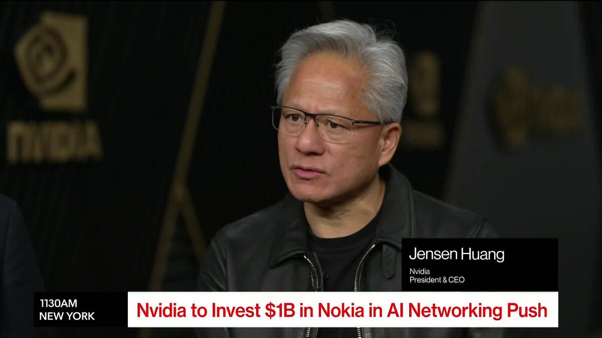 Nvidia Investing $1 Billion in Nokia as Part of AI Push