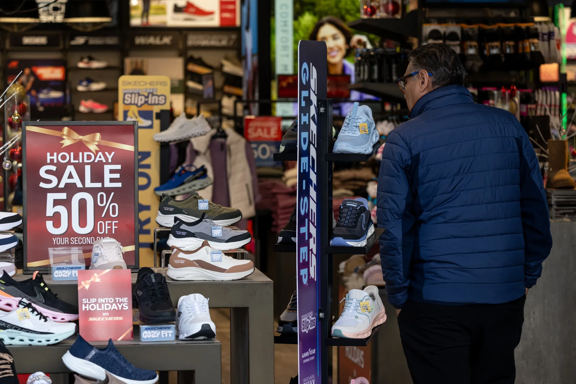 サンフランシスコの靴店（カリフォルニア州　2025年12月4日）
