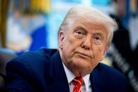 President Trump Holds Press Conference With Musk As He Departs DOGE