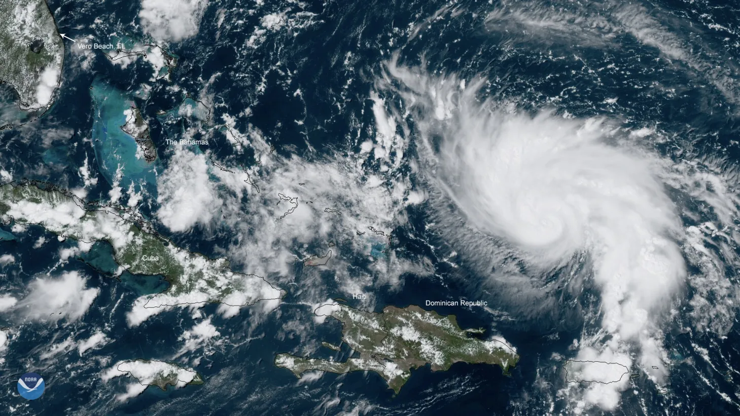 Hurricane Dorian on Aug. 29.