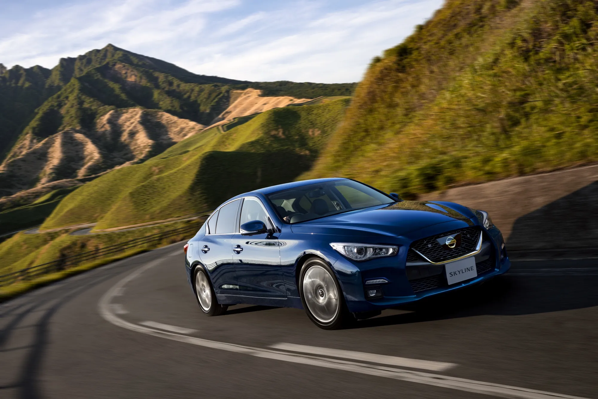 Nissan’s new Skyline sports sedan.