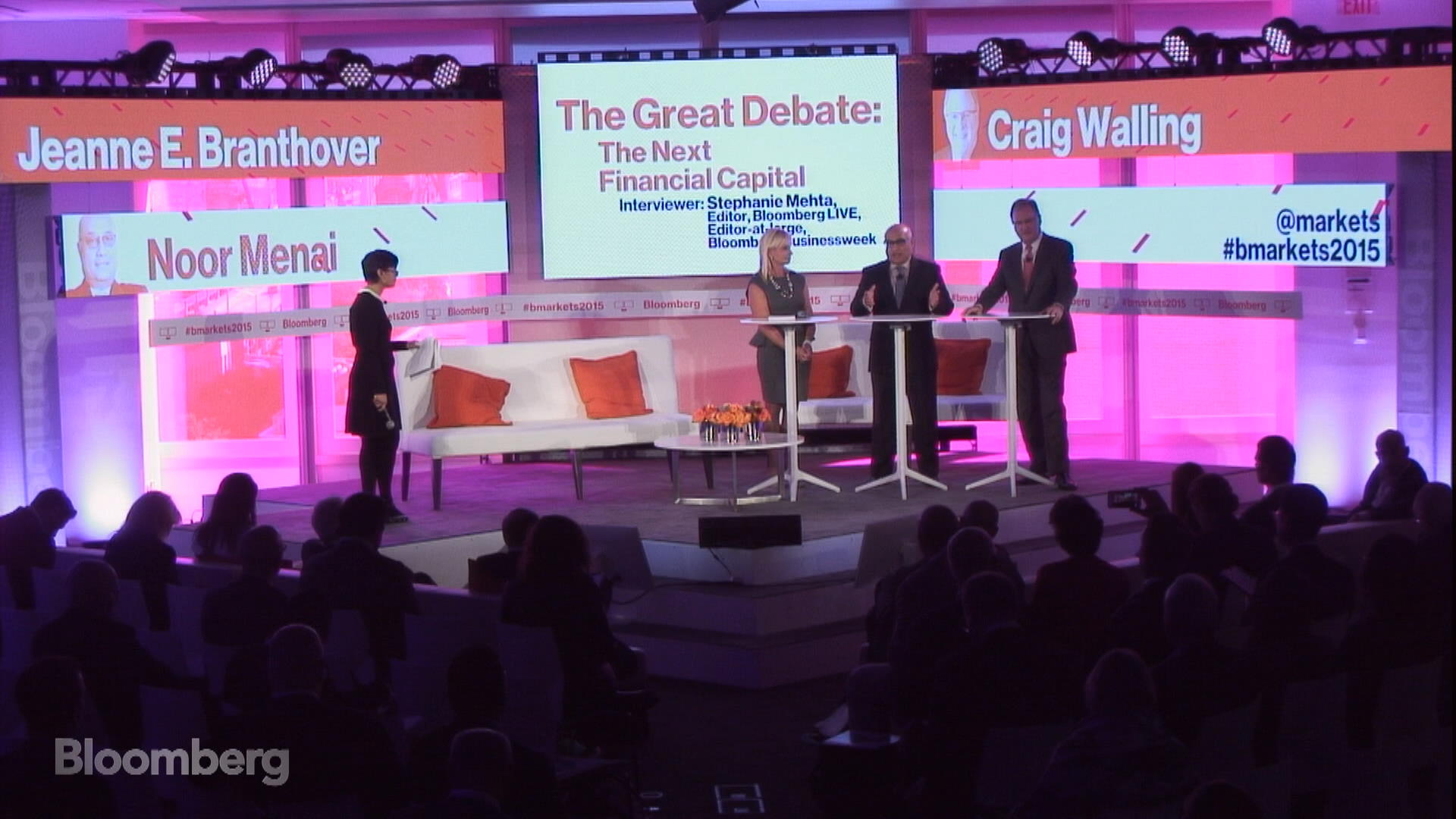 Watch The Great Debate The Next Financial Capital Bloomberg