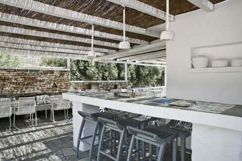 The breakfast area at the Verina Suites.