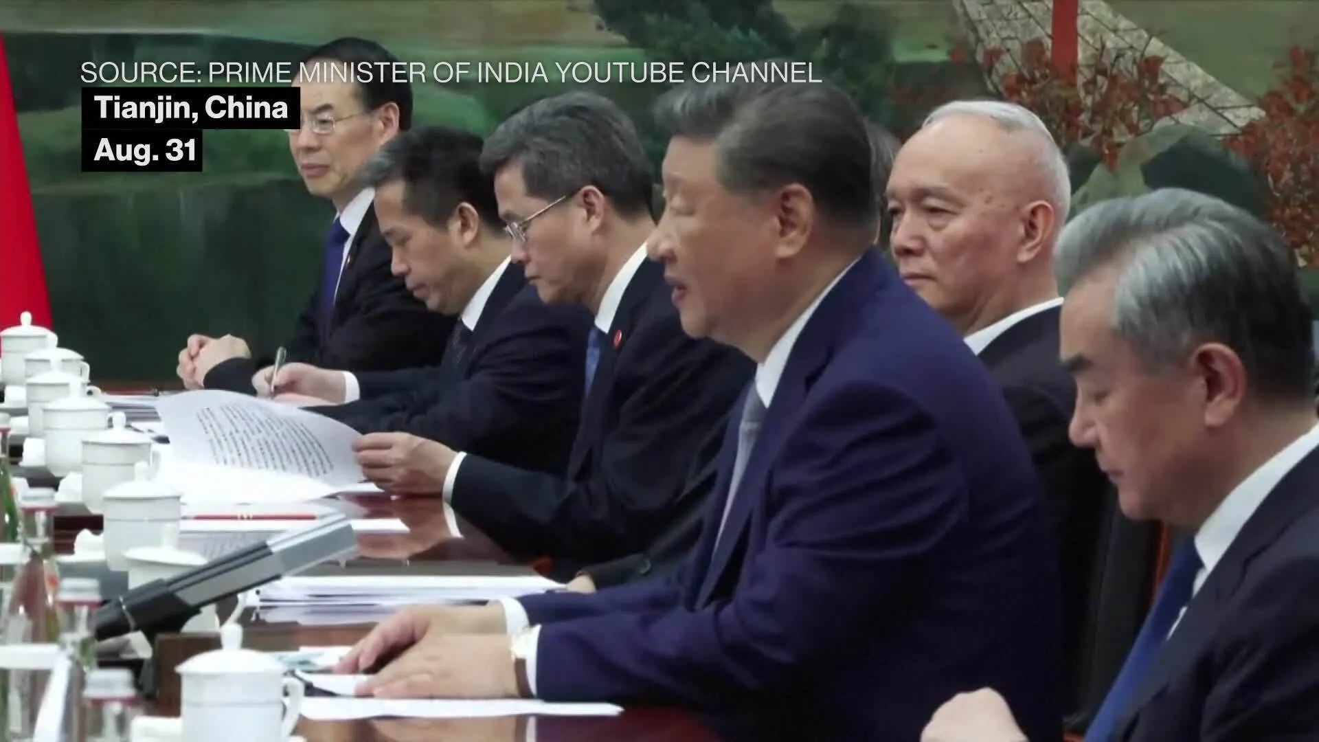 Watch Modi and Xi Meet at SCO Summit in Tianjin, China - Bloomberg