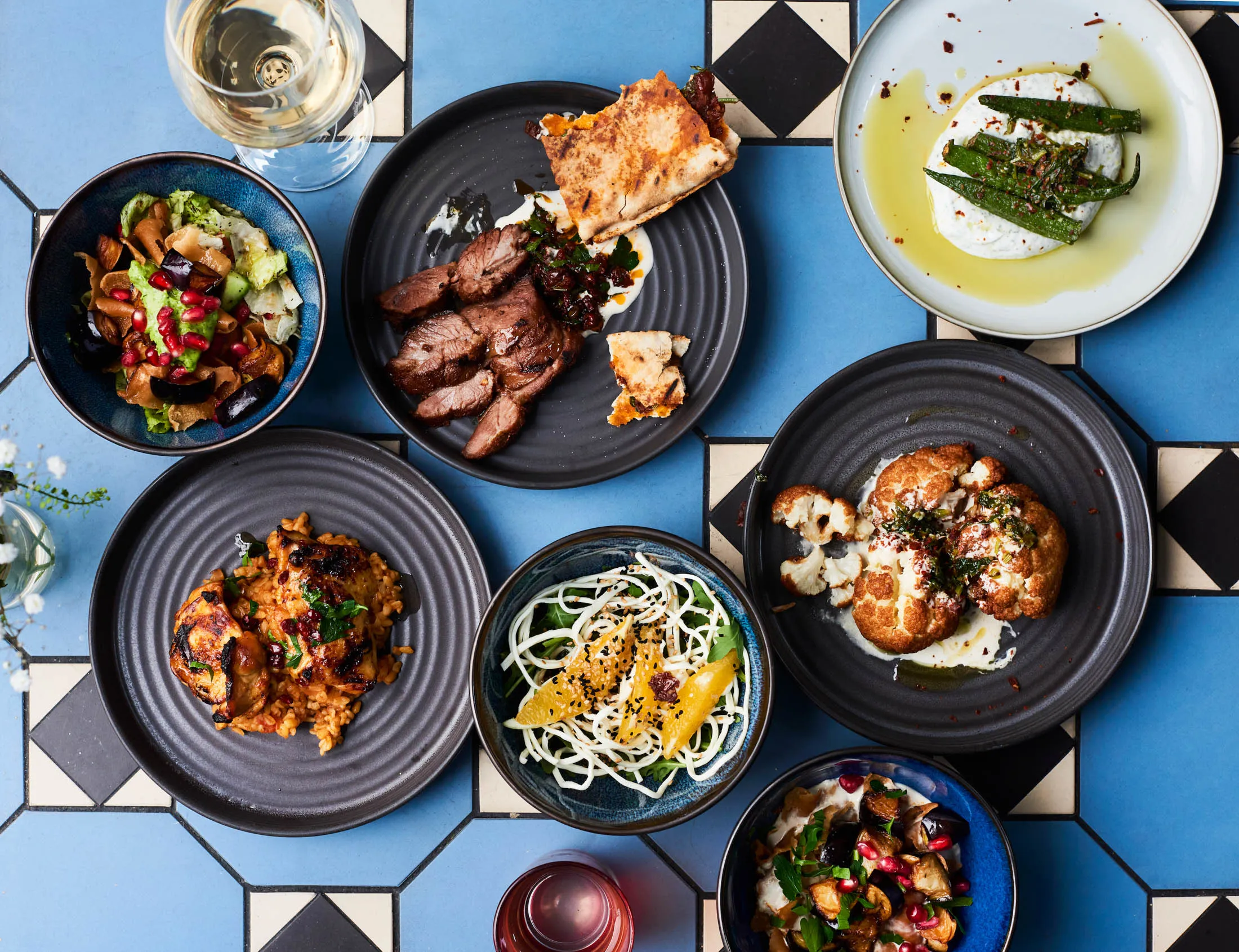 A roundup of specialties at&nbsp;Imad’s Syrian Kitchen&nbsp;in London.&nbsp;