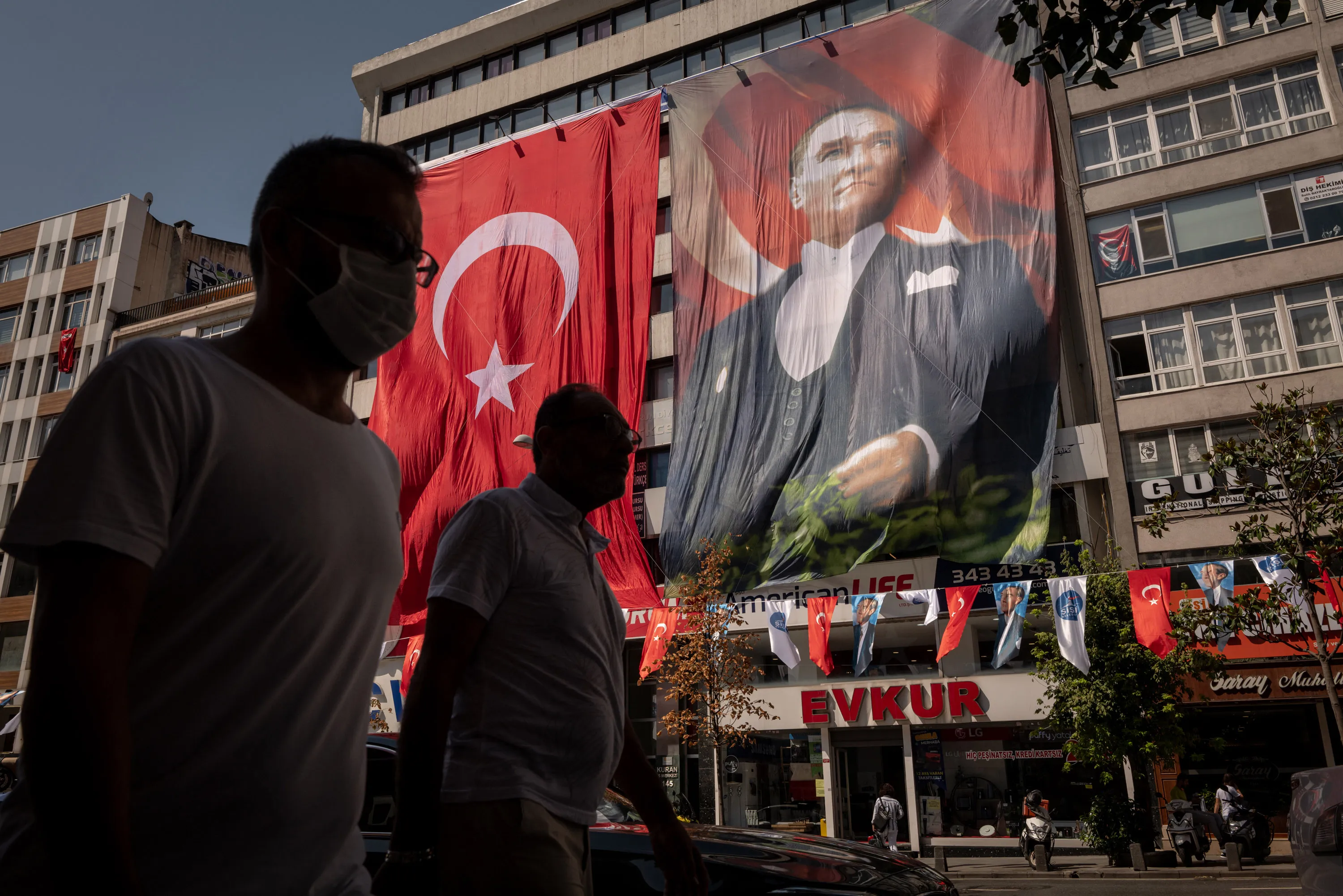 The Sisli district of Istanbul, Turkey.