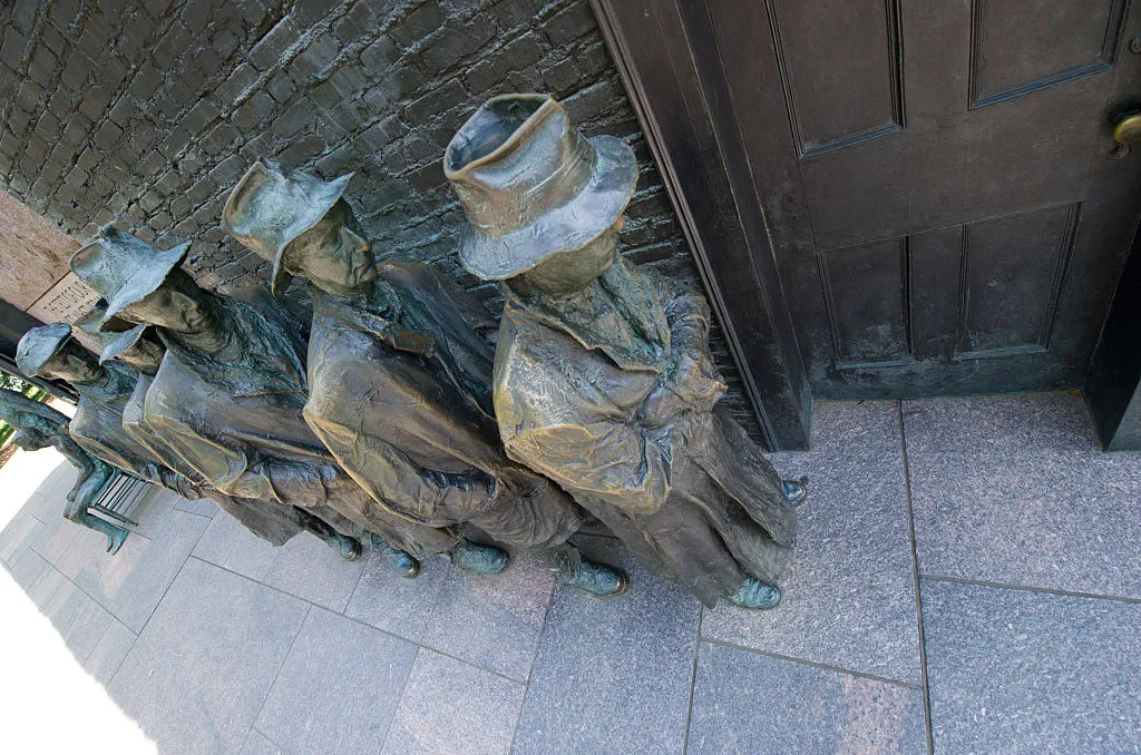 During the first four years of FDR’s term, nearly one-third of Americans were unemployed.