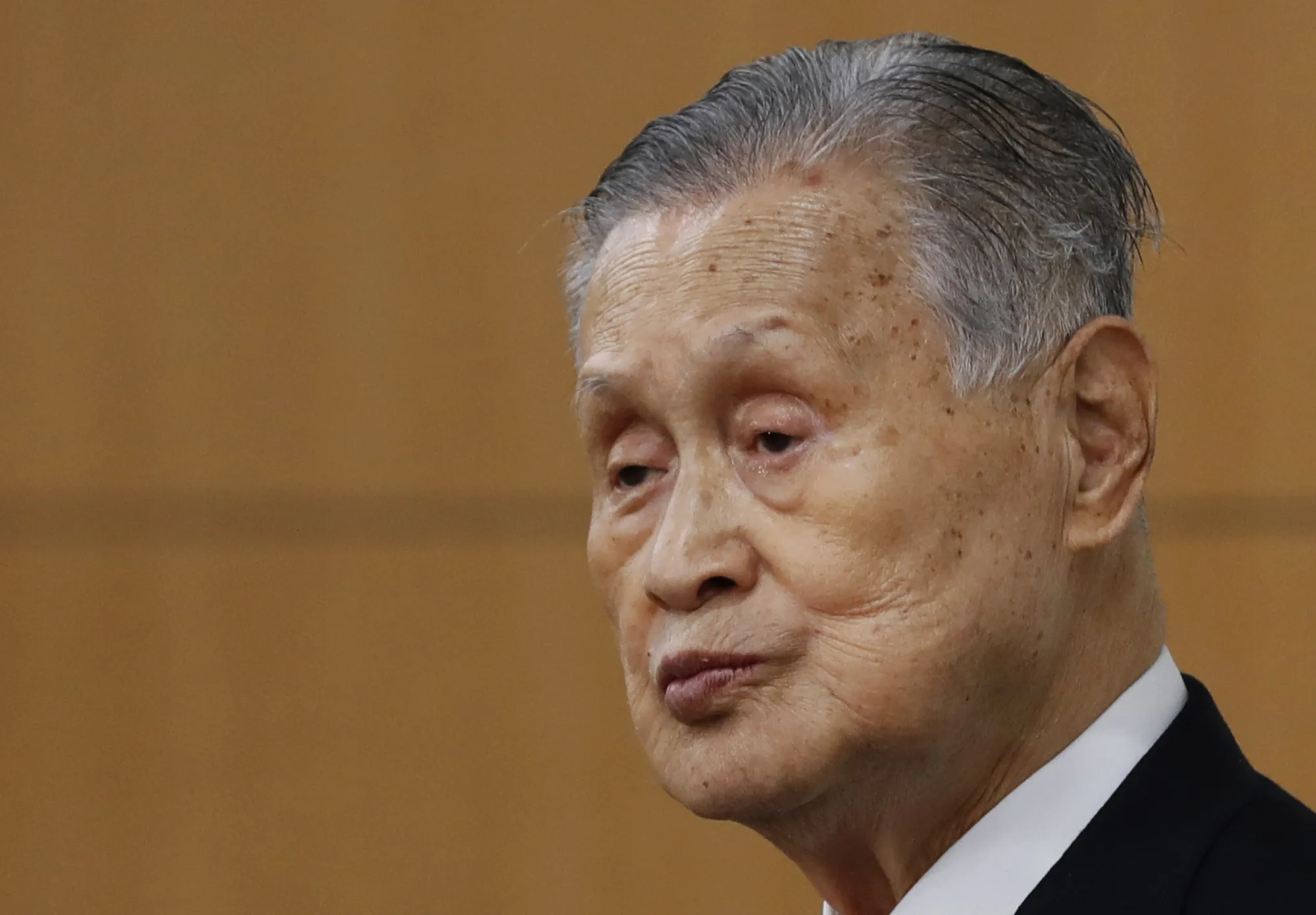 Yoshiro Mori, on Feb. 4.