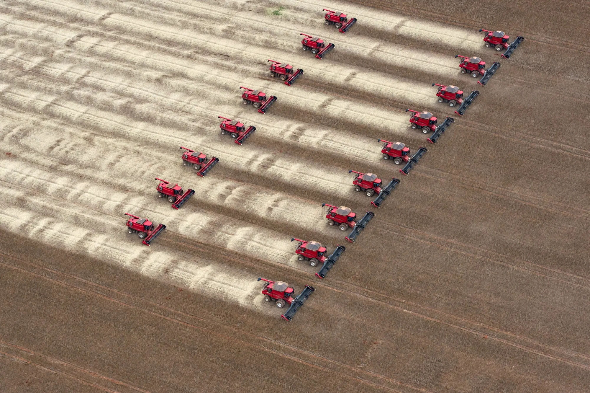 BRAZIL-SOYBEAN-HARVEST