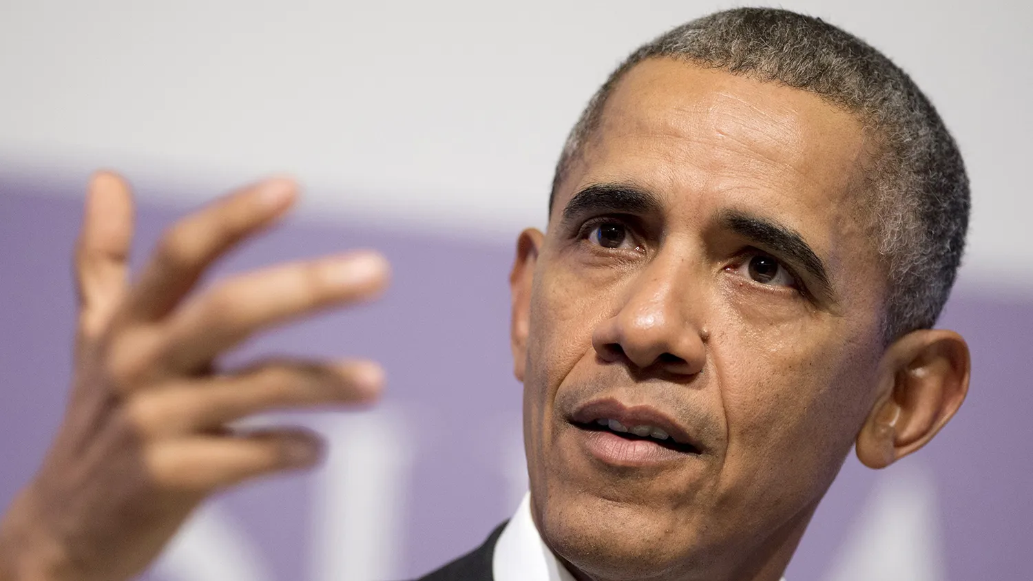 President Barack Obama holds a press conference following the G20 summit in Antalya on Nov. 16, 2015.
