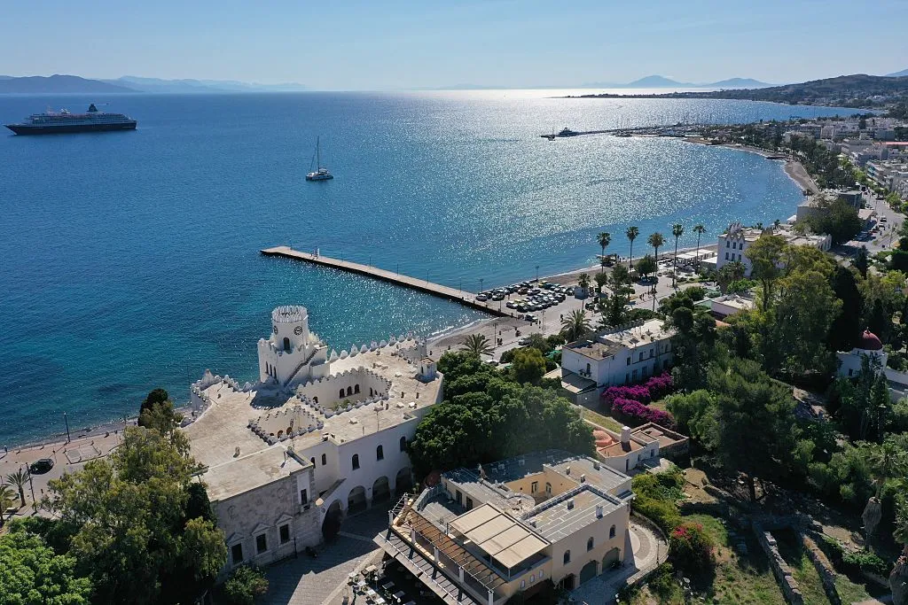 A view of the Aegean Sea, from the island of Kos, Greece.&nbsp;
