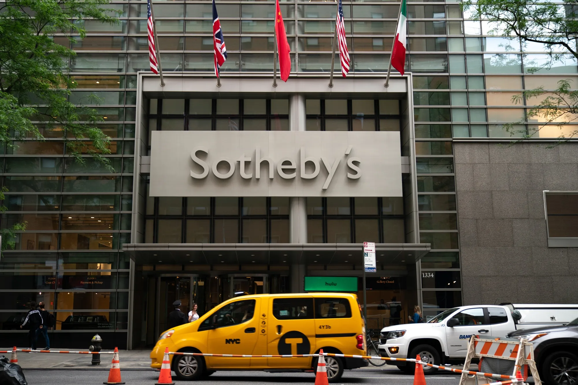 The former Sotheby’s headquarters on the Upper East Side in New York in 2019.