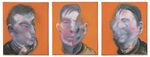 The triptychThree Studies for Self-Portrait (1979) by Francis Bacon carries an estimate of $25 million.